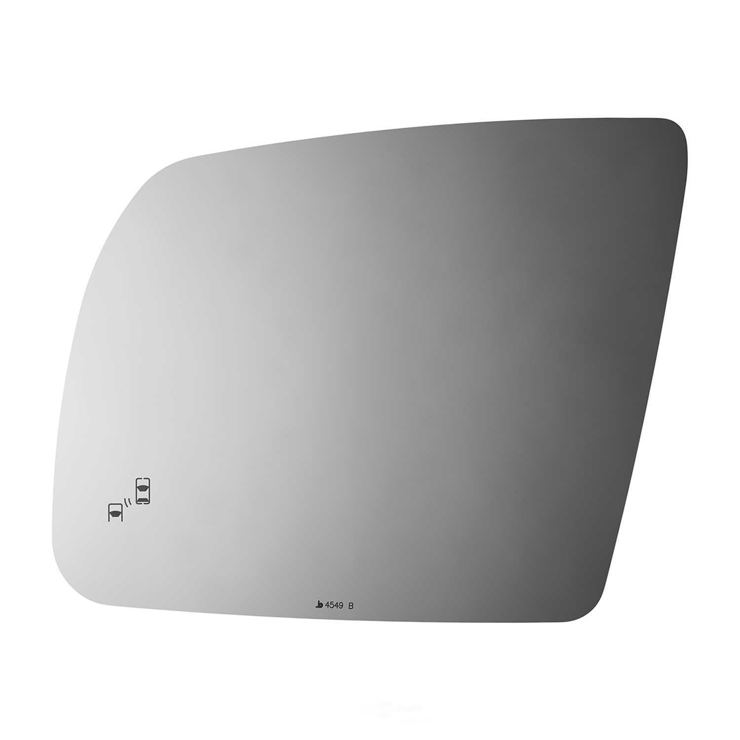 Burco Side View Mirror Replacement Glass - Clear Glass - 4549B