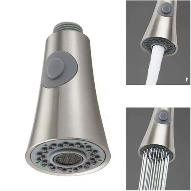 G1/2 Kitchen PullOut Faucet Splash-Proof Telescopic Head Replacement Shower Head