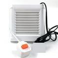 thumbnail image 1 of 4 Inch 6 Inch Mute Bathroom Extractor Exhaust Fan Kitchen Toilet Wall Window Ventilation Fans With Power Cable ,High Performance, 1 of 6