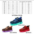 thumbnail image 7 of YUNICUS Kids Light Up Shoes Led Flash Sneakers with Spider Upper USB Charge for Boys Girls Toddles Best Gift for Birthday Thanksgiving Christmas Day(Little Kid 1, Black32), 7 of 7