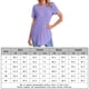 thumbnail image 2 of Camiseta informal para mujer cuello redondo suelta combina con todo para mujer ajuste relajado (púrpura M) FLhrweasw Para estrenar, 2 of 8