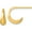 Gold/12.2, variant on Sterling Silver Gold-Tone Polished Fancy J Hoop Earrings (Width 10.5) (Length 15) - Jbsp