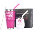 thumbnail image 2 of 60Th Birthday Gifts For Women, 60 And Fabulous Tumbler, 60 And Fabulous Tumbler, 2 of 6