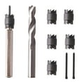 thumbnail image 2 of 9pcs Welding Drill Functional Drill Head Set Efficient Electric Welding Drill Sharp Weld Cutter Set Steel Spot Weld Cutter Set for Indoor Welding Electrician, 2 of 9