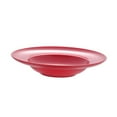 thumbnail image 1 of Plato para pasta, plato para sopa con borde, plato para sopa moderno para restaurante, ensaladera de borde ancho para fiestas, reuniones de ensaladas, rojo, 1 of 8