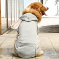 thumbnail image 4 of Pet Dog Hoodie Sweaters with Hat, Cold Weather Hoodies with Pocket Hooded Clothes Apparel Costume Puppy Cat Winter Jacket Warm Coat Sweater for Small Medium Large Dogs Cats Puppy, 4 of 6