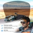 thumbnail image 2 of TINHAO Fit Over Polarized Sunglasses Over Glasses, Wrap Around Sunglasses Over Prescription Glasses, 2 of 6