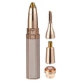 thumbnail image 1 of Recortador de cejas para depilación facial para mujeres, recortador 4 en 1 para mujeres, recortador de vello de nariz sin dolor, recargable por USB, depilador impermeable para labios, brazos, cuerpo, línea de bikini Unique Bargains peluqueros personales, 1 of 8