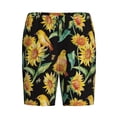 thumbnail image 4 of Wukai Sunflowers And Bird Men’s Short Pajama Pants With Pockets Soft Sleep Pj Shorts for Men-3X-Large, 4 of 6