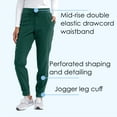 thumbnail image 5 of Barco ONE – Women’s Boost Jogger Pant, Mid-Rise Medical Scrub Pant w/ 4-Way Stretch Fabric & 3 Pockets Hunter Green L, 5 of 6
