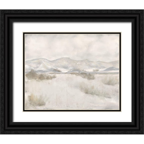 Murdock, Ramona 24x20 Black Ornate Wood Framed with Double Matting Museum Art Print Titled - Sand and Sage
