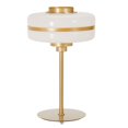 thumbnail image 1 of Sagebrook Home Metal 14" Glass Saucer Table Lamp, Gold, 1 of 1