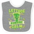 thumbnail image 3 of Inktastic Lettuce Romaine Calm Boys or Girls Baby Bib, 3 of 4
