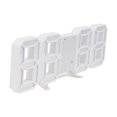 thumbnail image 4 of Digital LED Clock Wall Mount Table Modern Clock for Living Room Bedroom Office (White LED Display), 4 of 8