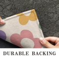 thumbnail image 6 of Colorful Daisy Flower Silhouette Pattern Door Rugs,Washable Non Slip Door Mats Indoor,Decorative Door Mats,Entry Mat Indoor for Entrance,Bedroom,Kitchen,Bathroom,17"x30", 6 of 6