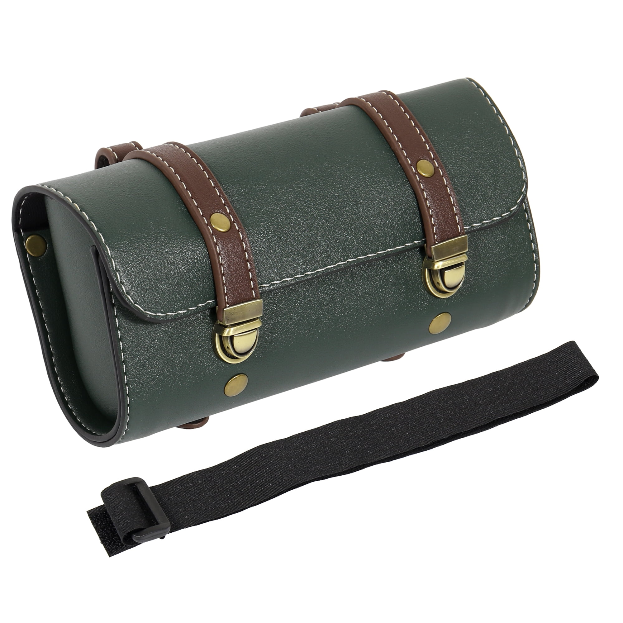 Green Motorcycle Saddlebag Side Tool Bags Cycling Luggage Bag Waterproof Quick Release Buckles