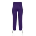 thumbnail image 5 of Baggy Sweatpants for Men Y2k Side Striped Straight Wide Leg Sweatpant Elastic Waist Drawstring Track Pants with Pockets (XXL, Purple), 5 of 7