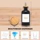 thumbnail image 3 of Dispensador de enjuague bucal BONLONG Glass 350 ml con acero inoxidable, 3 of 6