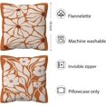 thumbnail image 5 of Floral Pillow Covers,Abstract Boho Orange Reversible Pillow Covers 18x18,Neutral Botanical Flowers Throw Pillow Covers for Home Living Room Bedroom,Floral Pillow Covers Gifts for Women Girls, 5 of 5