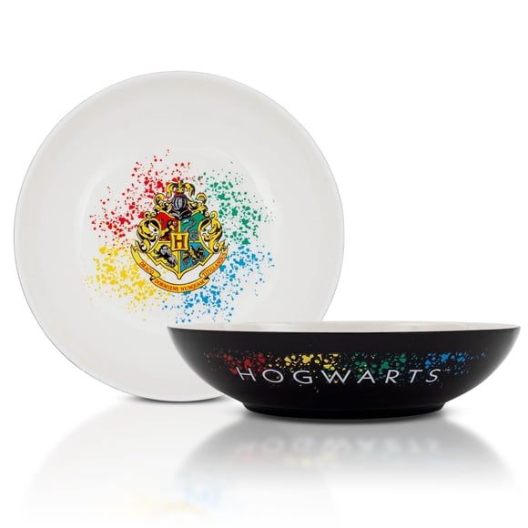 Cuenco cupé plateado con el escudo de Harry Potter de Harry Potter de Hogwarts, 23 cm