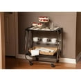 IRIS Foldable Serving Cart, Black