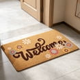 thumbnail image 6 of DAMAI Spring Flower Coir Welcome Mat Outdoor, Non Slip Durable Doormat with Daisy Flower Design, Front Door Mat for Entrance Home Porch Entryway Spring Summer Decor Housewarming Gift, 6 of 8