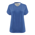 thumbnail image 4 of Aricy Women's Plus Size V Neck Summer Top Short Sleeved Solid Color T Shirts Summer Short Sleeve Tees Casual Loose Fit Cotton Tunic Tops, 4 of 5