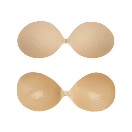 Nimiah Strapless Sticky Bra Push up  Reusable Adhesive Bra Sticky Strapless Bras for Women Invisible Backless Bra for Dress