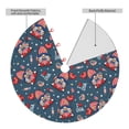thumbnail image 2 of Yiaed Gnome Love USA Print Christmas Tree Skirt , Tree SkirtsTree Mat for Christmas Winter Holiday Indoor Decorations-36", 2 of 7