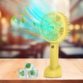 thumbnail image 4 of XGFHYJEH Hand Held Fan, Mini Fan Handheld, Hand Held Fan Rechargeable, Portable Folding Hand Held Cooling Fan, 4 of 7