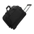 thumbnail image 1 of Bolsa de lona enrollable con ruedas Multipropósito múltiple para viajar al aire libre playa Negro, 1 of 8