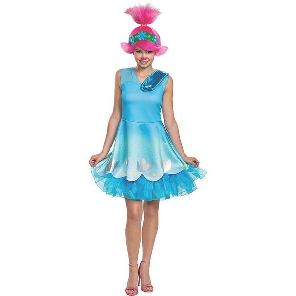 Disguise Womens Trolls 2 World Tour Poppy Costume - Size Medium