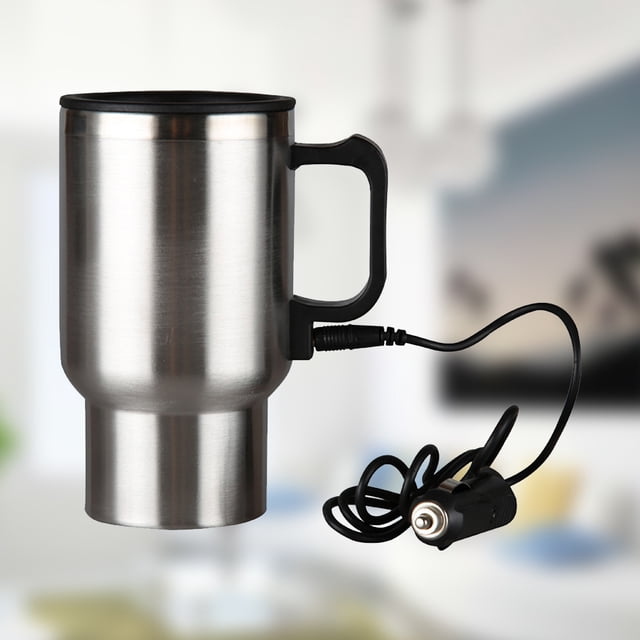 HAMPPLIES 1Pack Electric Heating Mug Thermal Mug With Temperature Control Function Drivers Car Electric Water Mug