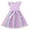 Purple, variant on Usaibhir Toddler Girl Birthday Princess Dress Ruffle Sleeveless Sequin Dots Bow Tulle Dresses Tiered Pleated Twirly A-Line Sundress Size 2-7T