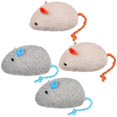 thumbnail image 4 of Plush Mouse Toys for Cats Assorted and Chew Toy to Keep Indoor Cats Active and Happy 4pcs, 4 of 4