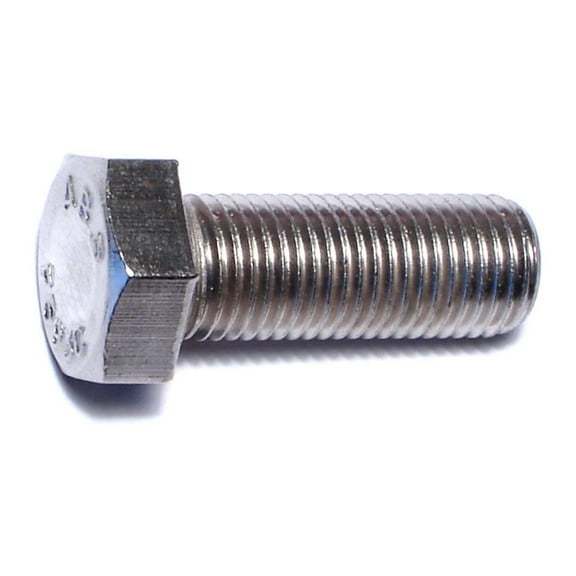 3/8"-24 x 1" 18-8 Stainless Hex Cap Screws CSHSS-267 (8 pcs.)