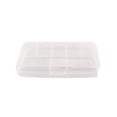 thumbnail image 1 of Estuche Prichos Rectangular Seccionado con 9 Divisiones 1 Pieza Transparente, 1 of 4