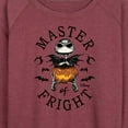 thumbnail image 3 of The Nightmare Before Christmas - Master Of Fright - Women's Lightweight French Terry Long Sleeve Shirt, 3 of 5