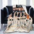 thumbnail image 6 of Haikyu Blanket, Anime Throw Blanket For Bed Sofa Couch, Super Soft Flannel Blanket For Bedroom Livingroom, 50"X40", 6 of 9