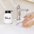 thumbnail image 6 of Bathroom Countertop Dispensers-Modern Ceramic Soap Lotion Dispenser Bottles, Hand Soap Dispenser for Bathroom, Dish Soap Dispenser for Kitchen, Easy-to-Press Pump (White, Labeled Wash), 6 of 7