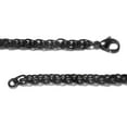 thumbnail image 2 of Black Titanium 4MM Wheat Link Bracelet 7.5", 2 of 2