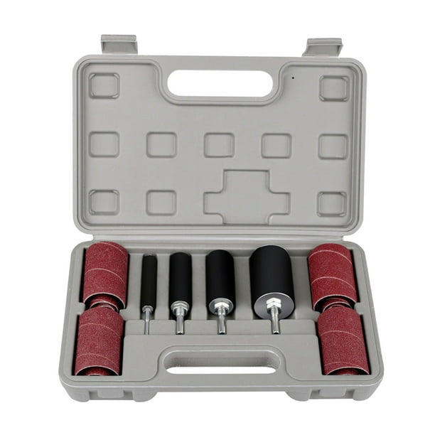 de tambor de lijado kusrkot Rollo de papel de lija 20/25 piezas se adapta a cualquier taladro para herramientas rotativas amoladora potencia Un 20pc