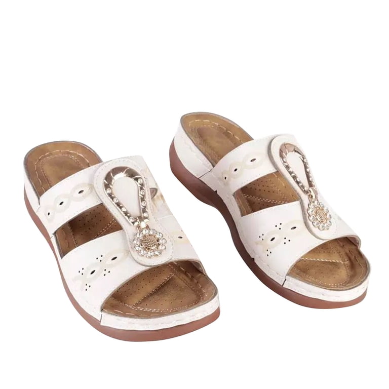 Viluyesy Womens Flip Flop Sandals, Tendy Arch Support Soft Sole