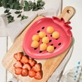 thumbnail image 2 of JeashCHAT Draining Fruit Plates, Double Layer Plastic Draining Plates for Kitchen, Strawberry Shaped Plastic Plates with Water Tray for Washing Fruits, 2 of 4