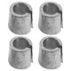 thumbnail image 1 of unbranded 4Ud Adaptador De Terminal Para Batería De Vehículo Plata Con Compatibilidad Universal Y Durabilidad, 1 of 8