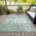 thumbnail image 6 of Addison Rugs Chantille Indoor/Outdoor Transitional Abstract Sage Washable Rectangle Rug, 3' x 5', 6 of 6