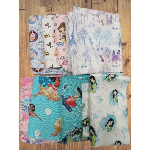 Assorted Princess Fabric - 1 lb Scrap Bundle