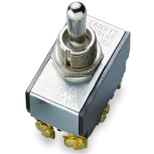 Gardner Bender GSW-21 SPST Black Push Button Switch – 10 Amp, 2-Piece Set