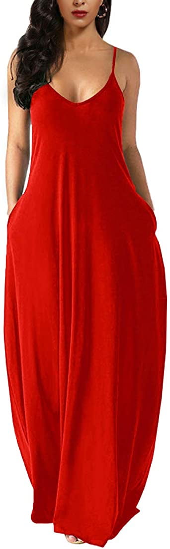 casual sleeveless maxi dress