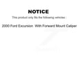 thumbnail image 2 of Transit Auto Rear Disc Brake Caliper Rotors and Ceramic Pads Kit for Car 2000 Ford Excursion with Forward Mount KC8-100185T, 2 of 11